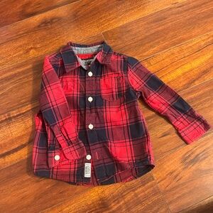 Red Long Sleeve Flannel